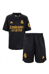 Fotbalové Dres Real Madrid Dětské Třetí Oblečení 2023-24 Krátký Rukáv (+ trenýrky)